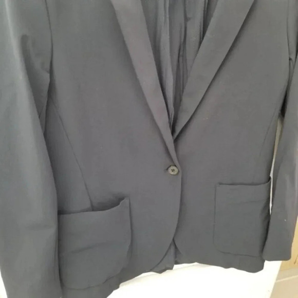 Kit And  Ace Ride Blazer One Button Jacket Navy Blue Stretch 6 - Picture 6 of 11